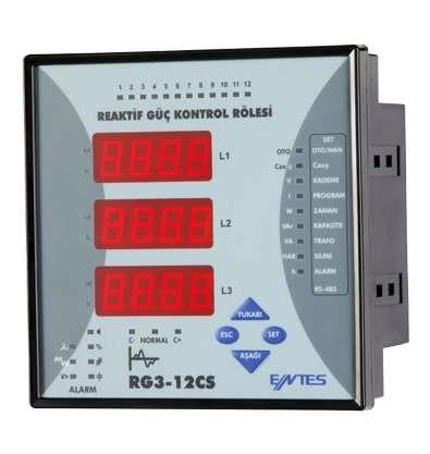 RG3-12CS 12 Kademe Reaktif Güç Rölesi LED Display