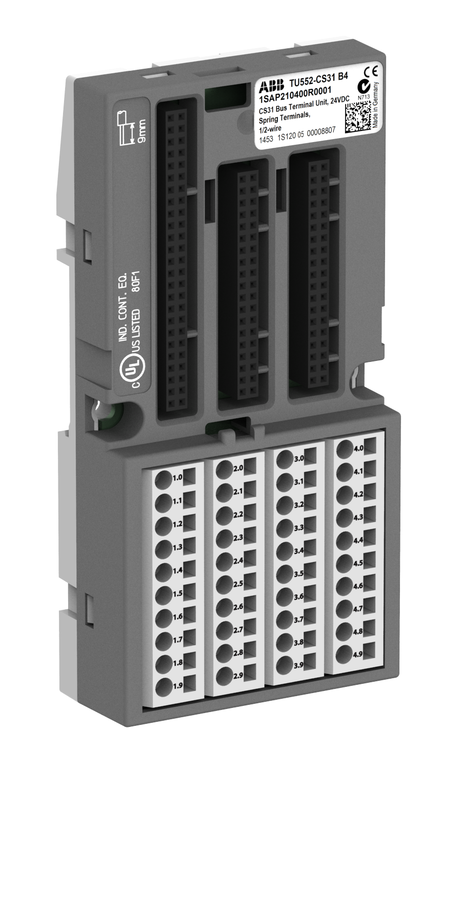 TU552-CS31  ARAYÜZ TERMİNAL ÜNİTESİ CS31 PROTOKOLÜ İÇİN YAYLI TERMİNALLER