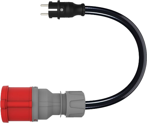 Cee Norm Adaptör 3x2,5 Ttr 1/16A Fiş - 5/32A Priz (30cm Kablolu)