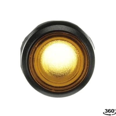 1SFA611100R1103 MP1-11Y Sarı Işıklı Yaylı Buton Kafası Düz Kafalı