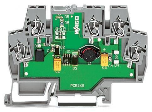 WAGO 859-805 DC/DC Konvertör 24VDC Giriş Gerilimi 12VDC Çıkış Gerilimi 0.5A Çıkış Akımı 2.50mm² Gri