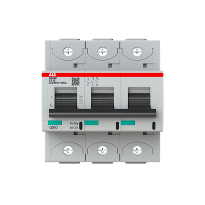 S803P-C125 YÜKSEK PERFORMANSLI DEVRE KESİCİ 50KA 125A 3P