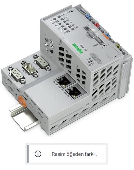 WAGO 750-8216/025-000  Kontrolör PFC200 2.Nesil 2xETHERNET RS-232/-485 CAN CANopen PROFIBUS Slave Geniş Sıcaklık