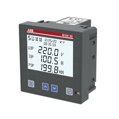 2TAZ663012R2000  M1M 30 MODBUS 2 DİJİTAL ÇIKIŞLI 100-230 V AC/DC BESLEMELİ LCD EKRANLI  MODBUS RTU'LU GÜÇ ÖLÇER