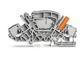 Wago 2007-8804 2 iletkenli test/ayırma klemensi mavi renk