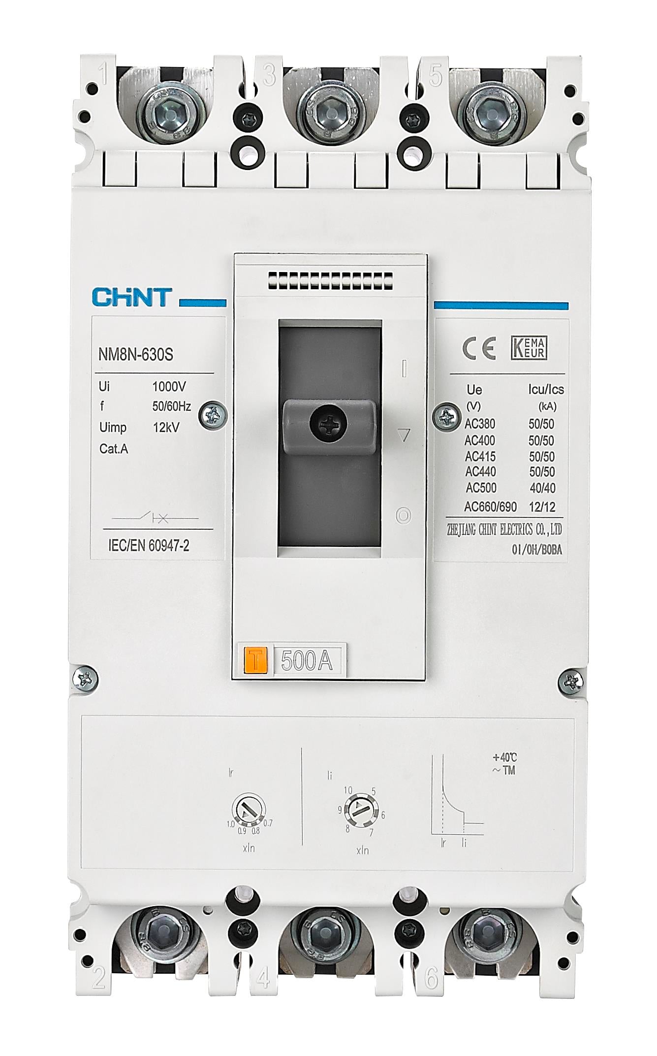 272929 NM8N-800S 3P 800A 50kA Termik Manyetik Ayarlı Devre Kesici 