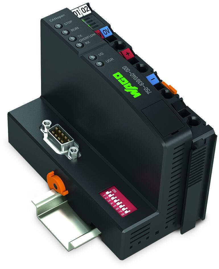 WAGO 750-838/040-000 Kontrolör CANopen 640/832 KB Program/RAM D-Sub Aşırı
