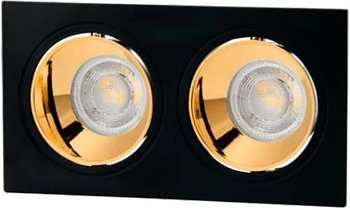 CT-5056 JAGUAR SİYAH-ROSE İKİLİ MODERN DEKORATİF KARE SPOT