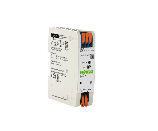 Güç kaynağı; Eco 2; 1 fazlı; 24 VDC çıkış gerilimi; 1,25 A çıkış akımı; DC-OK LED