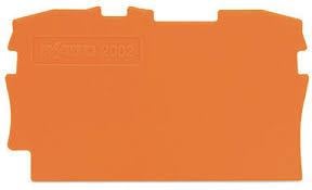 Wago 2002-1292 2.5-4mm2 Turuncu Sonlandırma Plakası