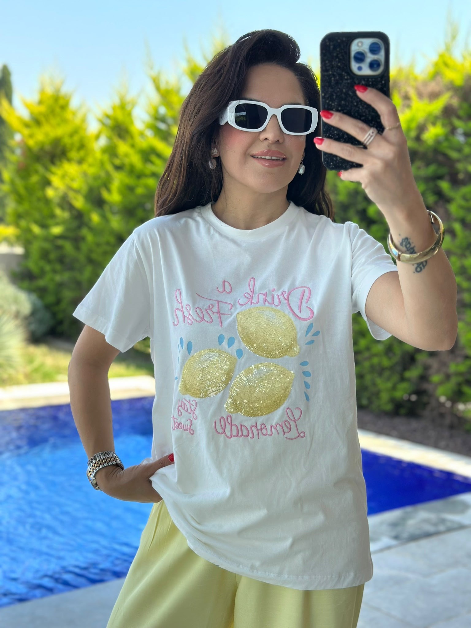 Beyaz Drink Fresh Tshirt