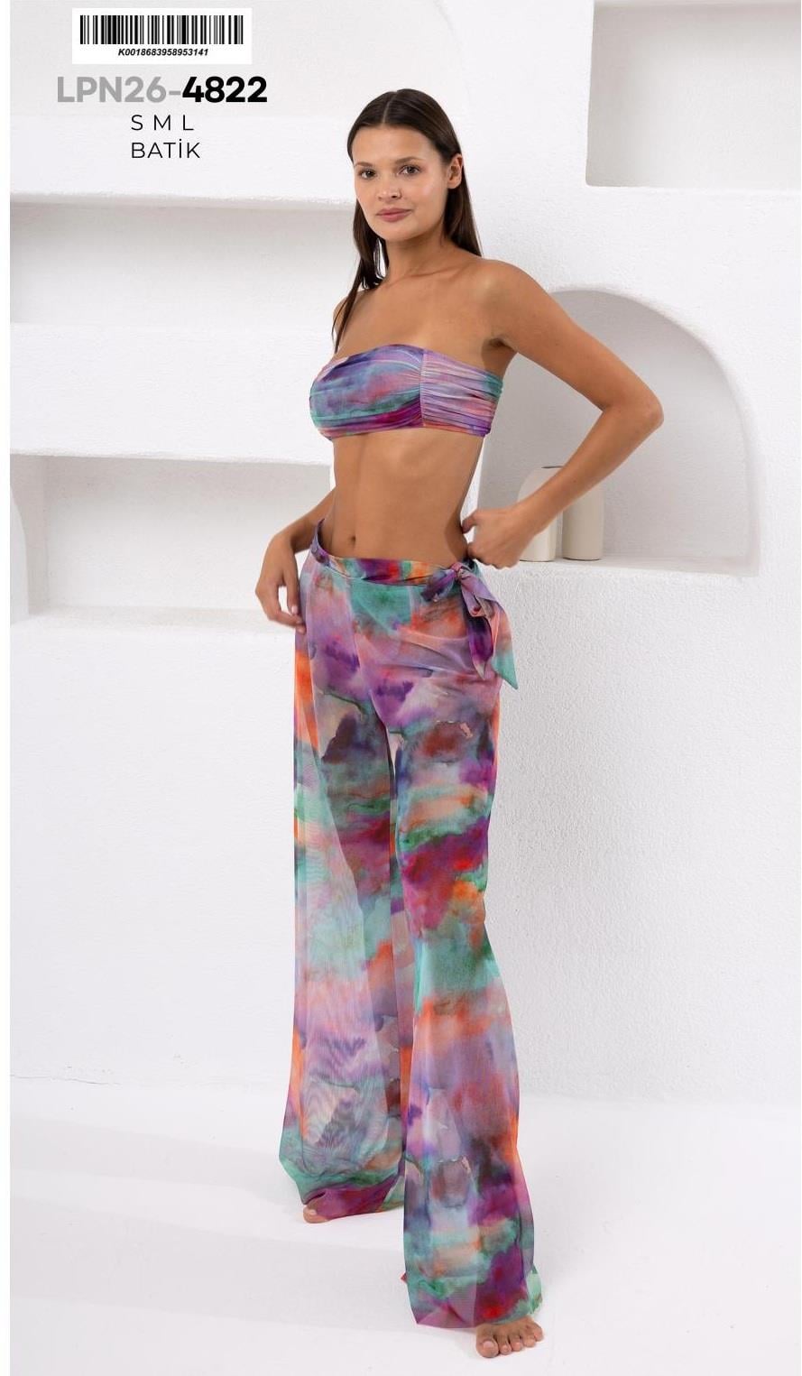 Yandan Bağlamalı Pantolon Pareo Lpn264822