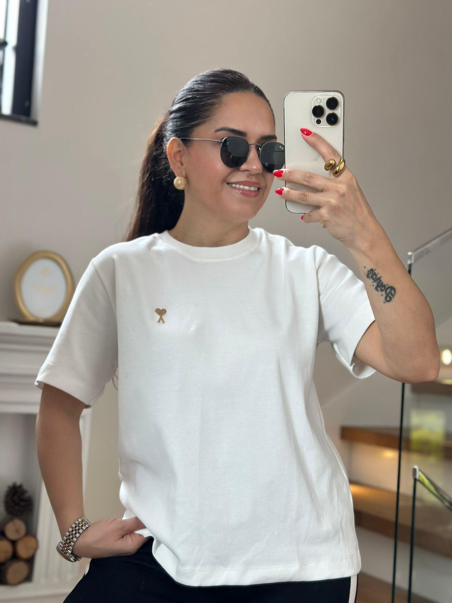 Avi Beyaz Tshirt