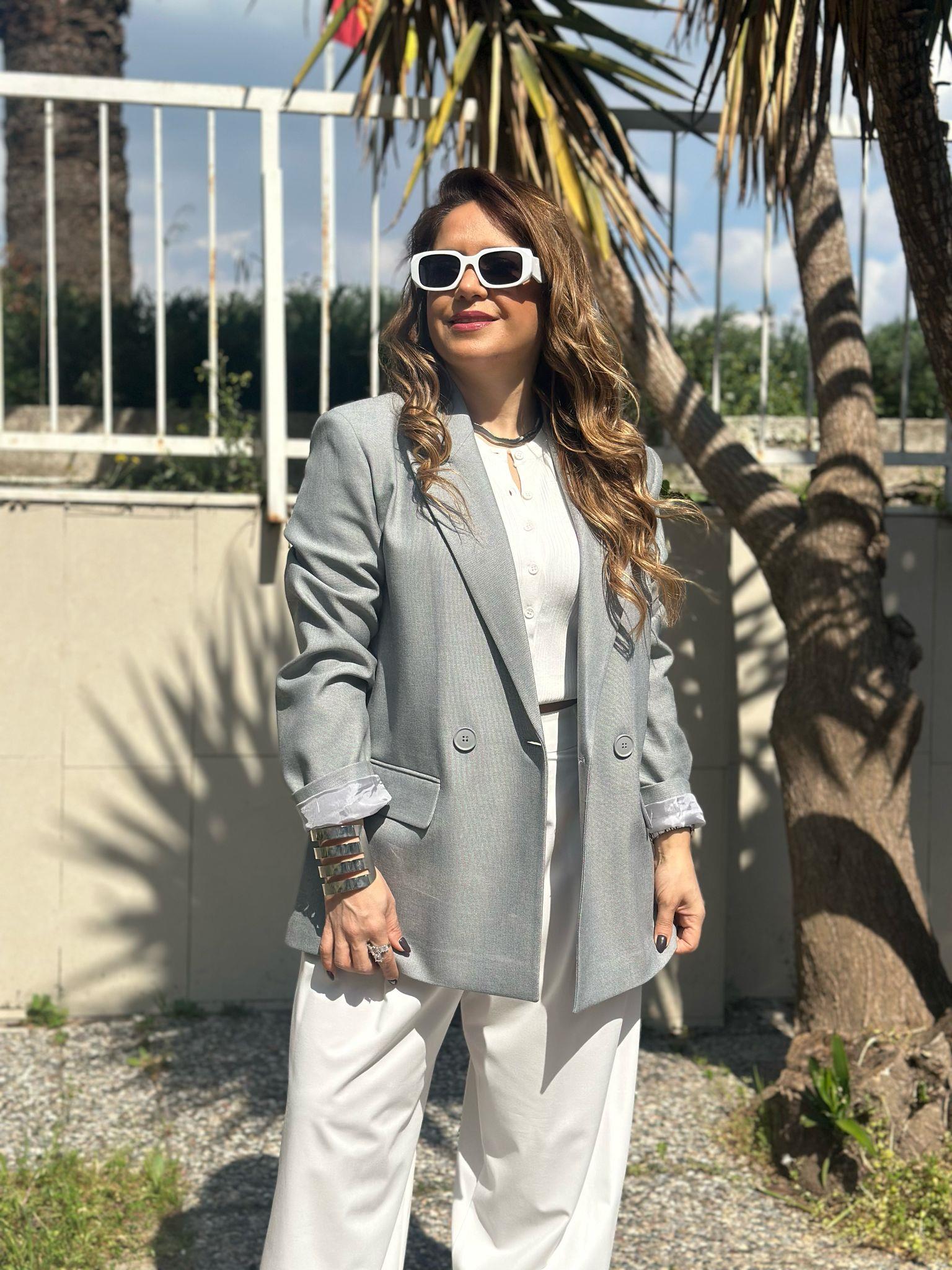 Gri Blazer Ceket