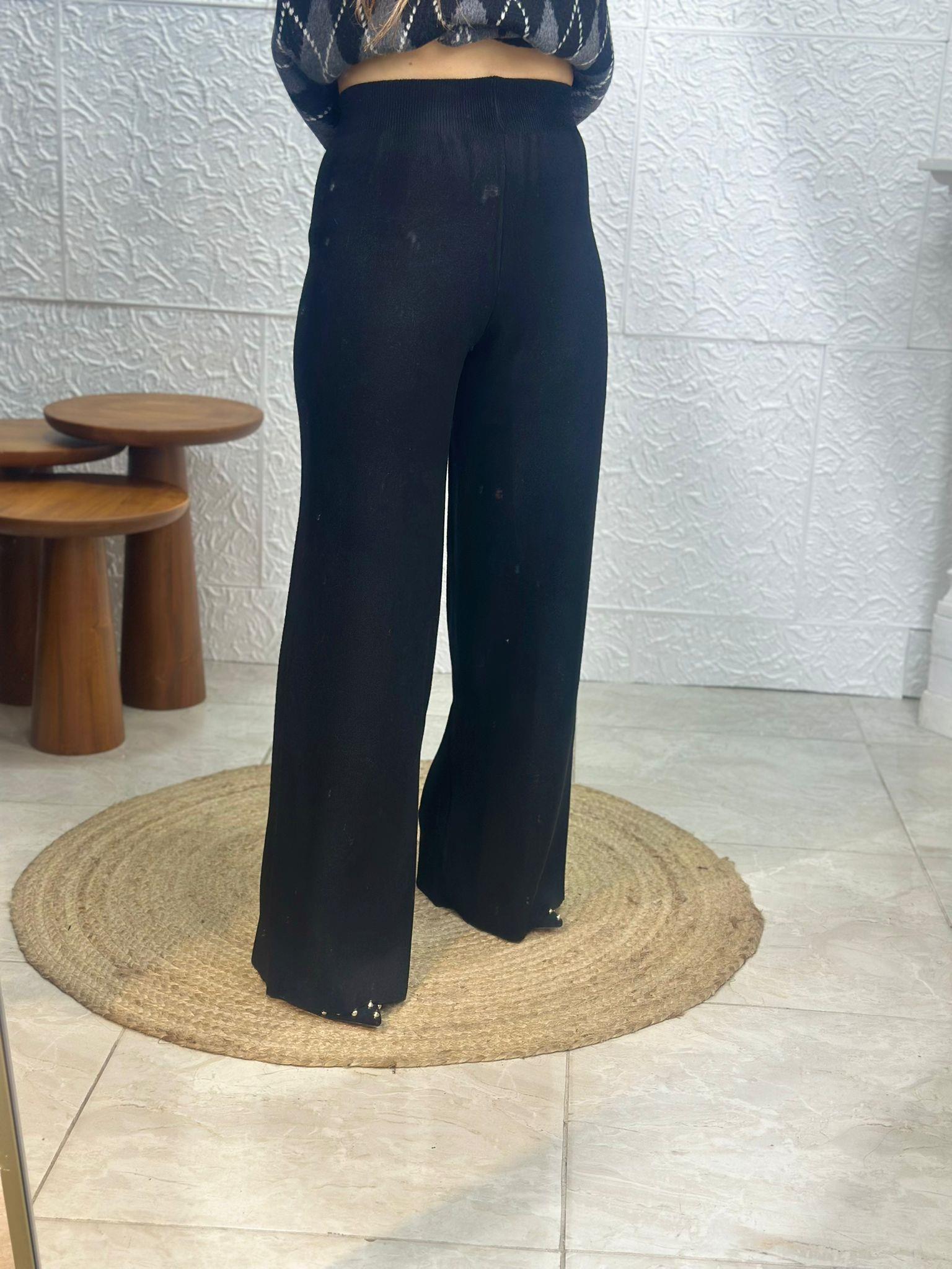Siyah Triko Pantolon