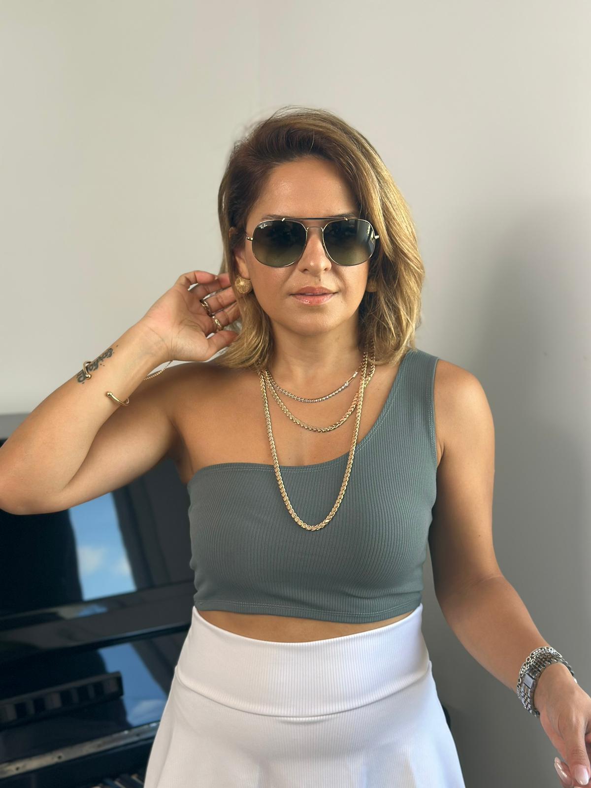Tek Omuz Yeşil Crop
