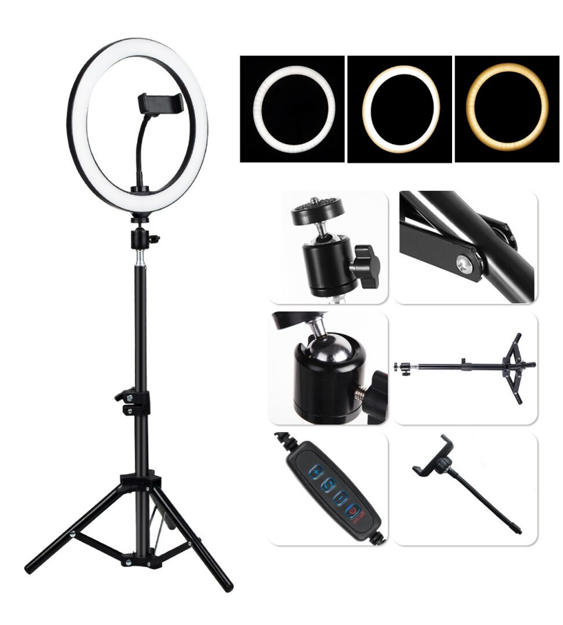 14 İNÇ SELFİE IŞIĞI 3 RENK + 2.1 METRE TRİPOD AYAĞI