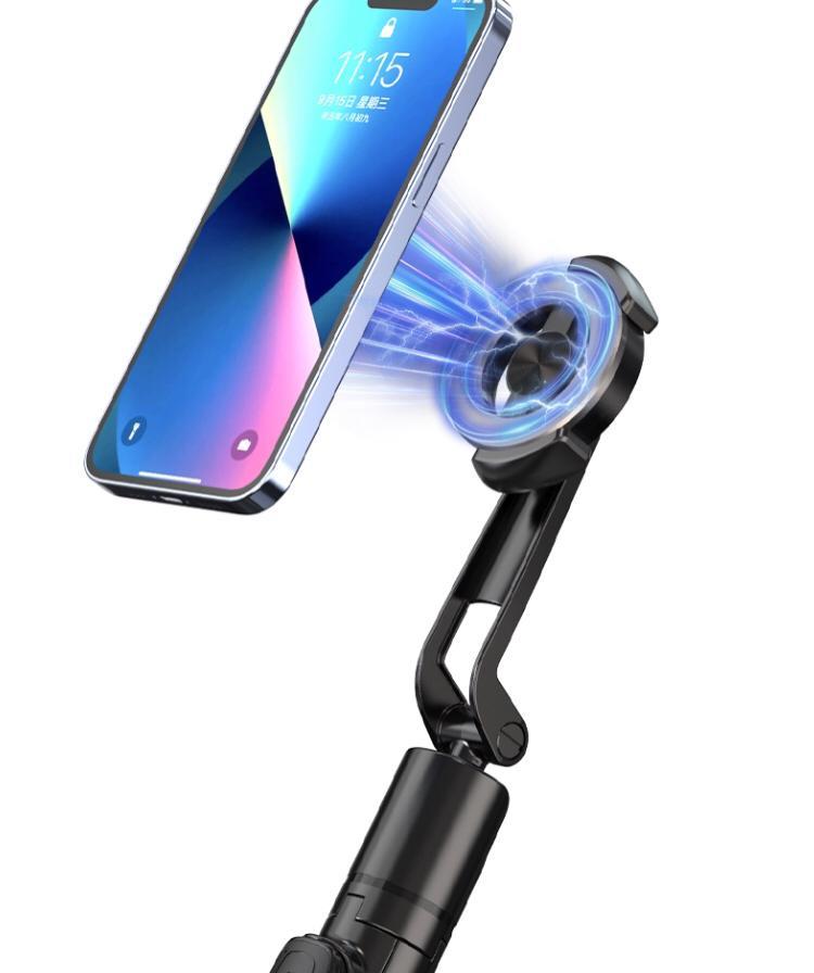 Magsafe Mıknatıslı ve Klips Tutuculu Bluetooth Tripod