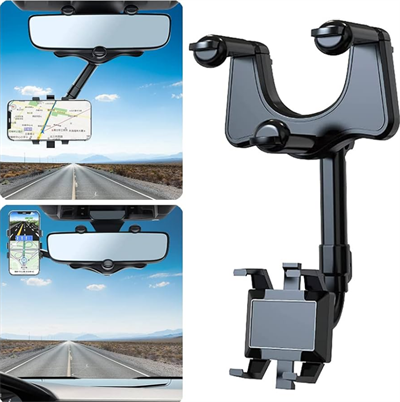 360° Dönebilen Dikiz Aynası Telefon Tutucu