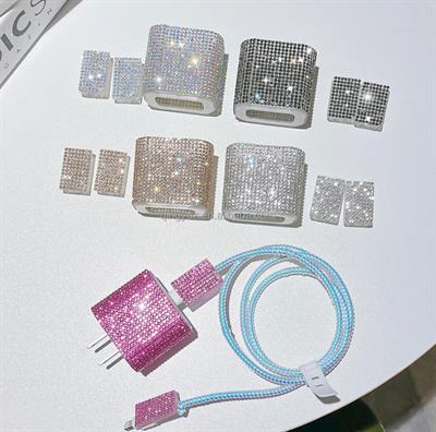 KARMEN AKSESUAR TAŞLI ŞARJ KABLO KORUYUCU SET KK03