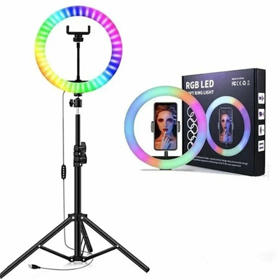 MJ26 10 İNÇ RGB SELFİE IŞIĞI + 2.1 METRE TRİPOD AYAĞI