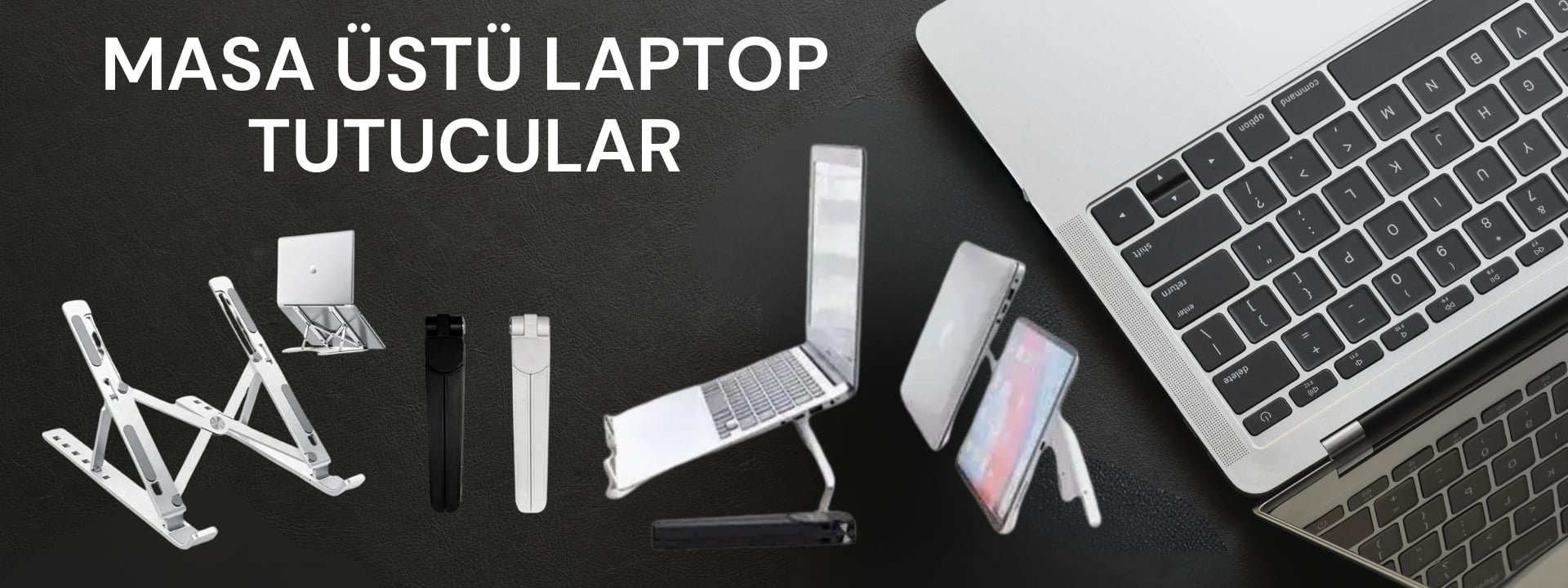 Masa Üstü Telefon ve Laptop Tutucular