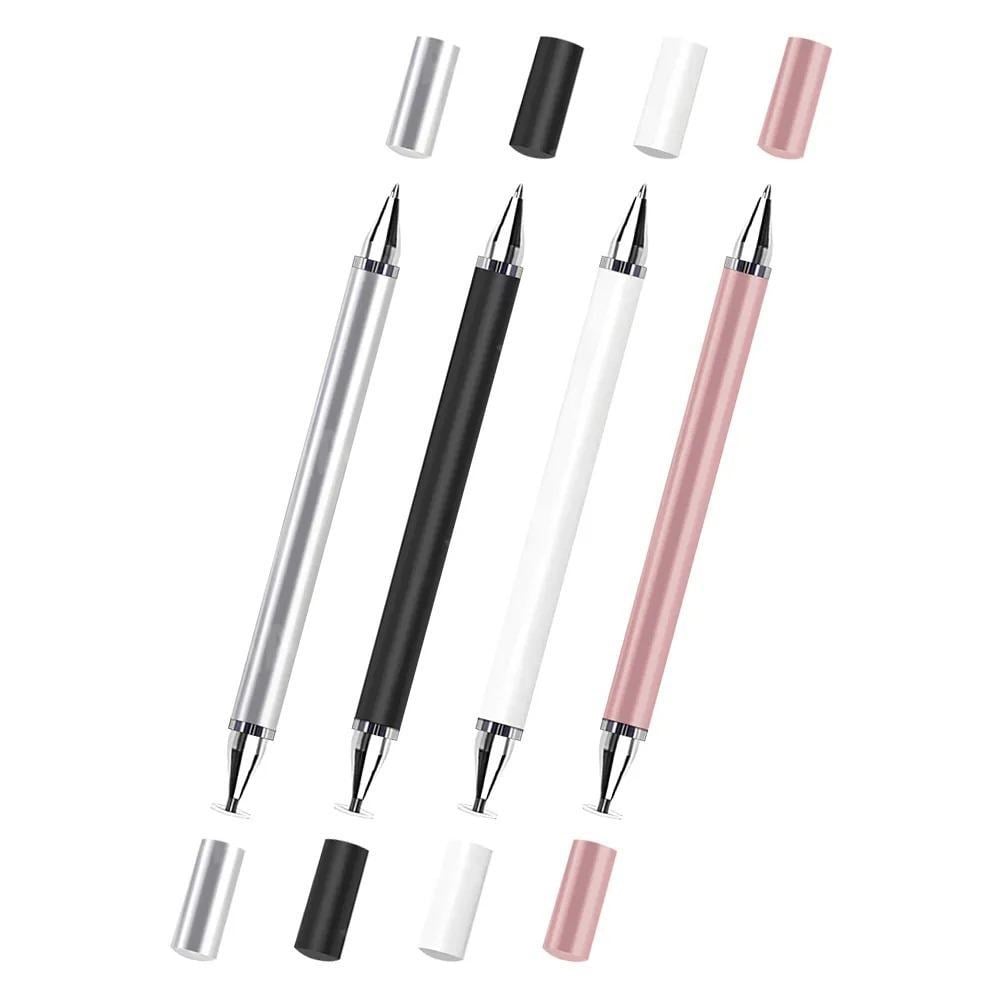 2 in 1 Dokunmatik Kalem Tüm Cihazlara Uyumlu Tablet & Telefon Için Çizim ve Yazı Kalemi Stylus Pen