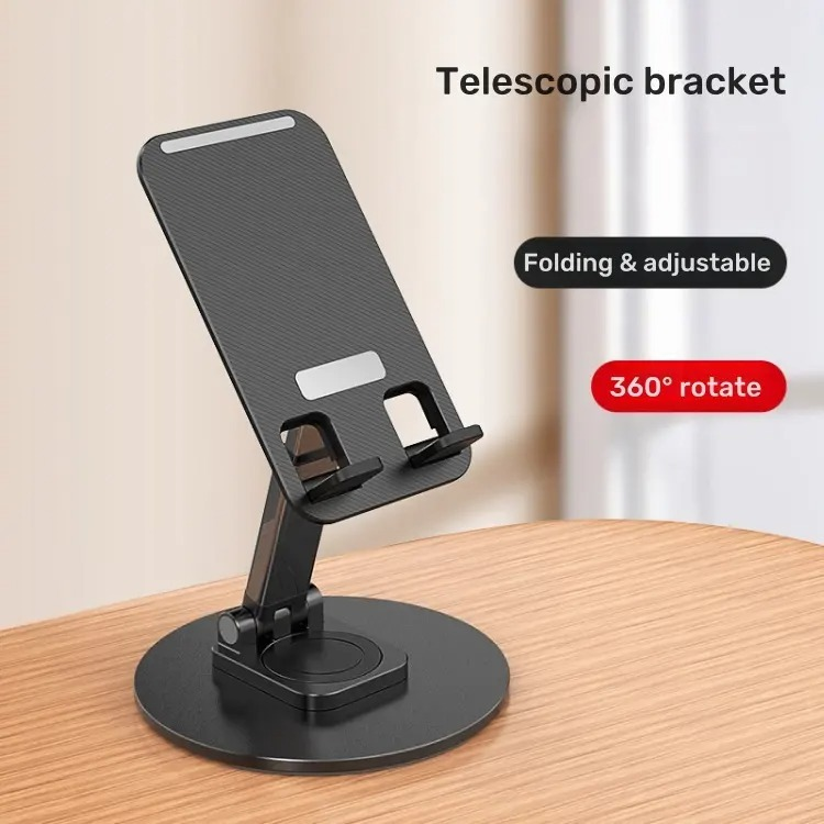 360 Derece Dönen Metal Katlanır Telefon ve Tablet Standı MCTT13