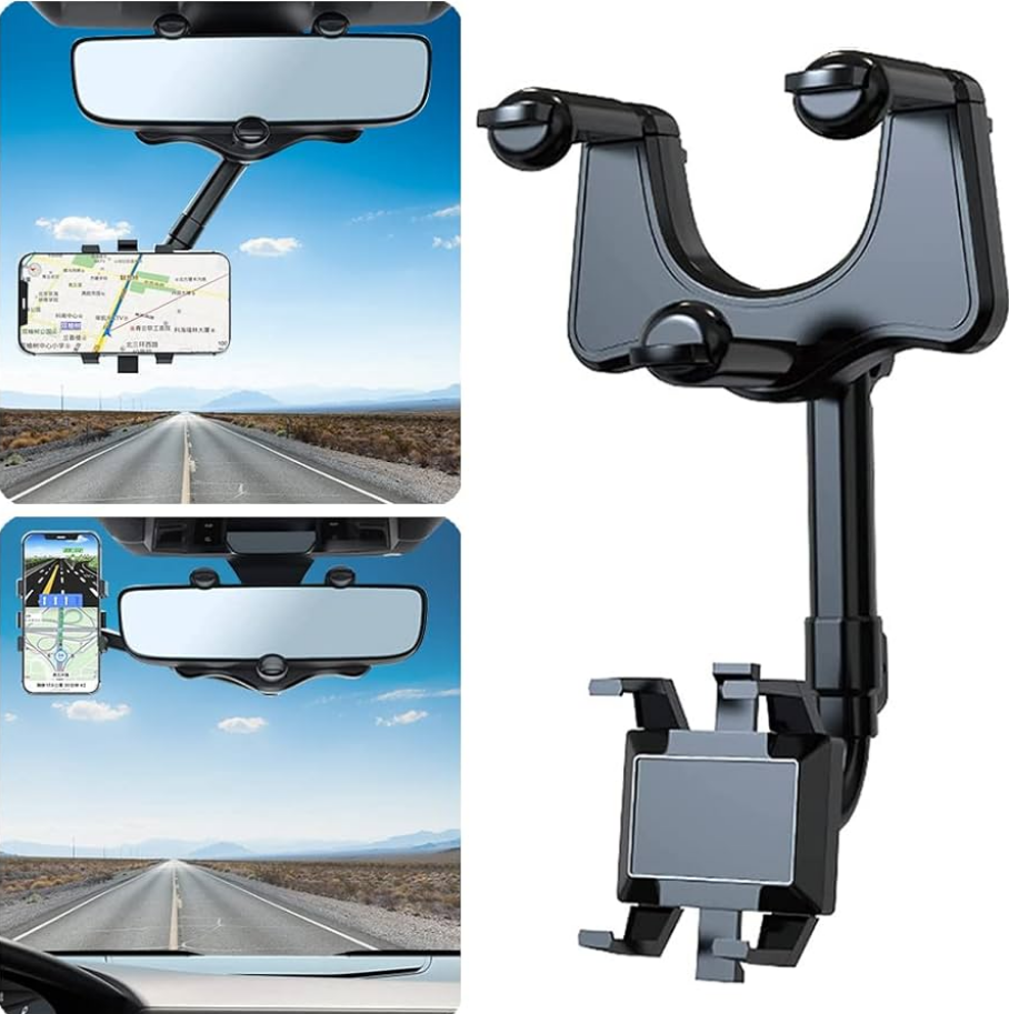 360° Dönebilen Dikiz Aynası Telefon Tutucu