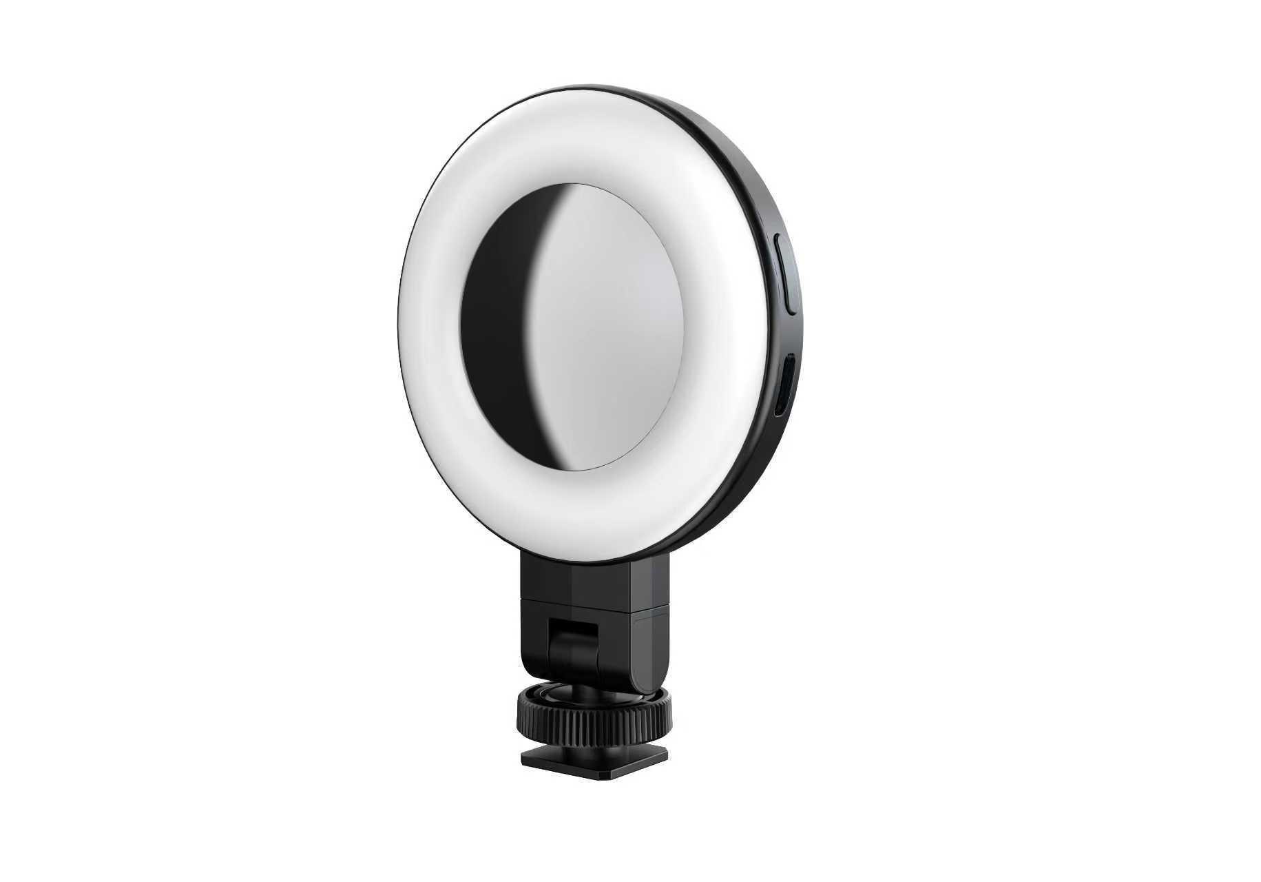 C6 Şarjlı LED Kamera ve Telefon Çekim Işığı - Dimmer Ayarlı ve Mandallı SI13