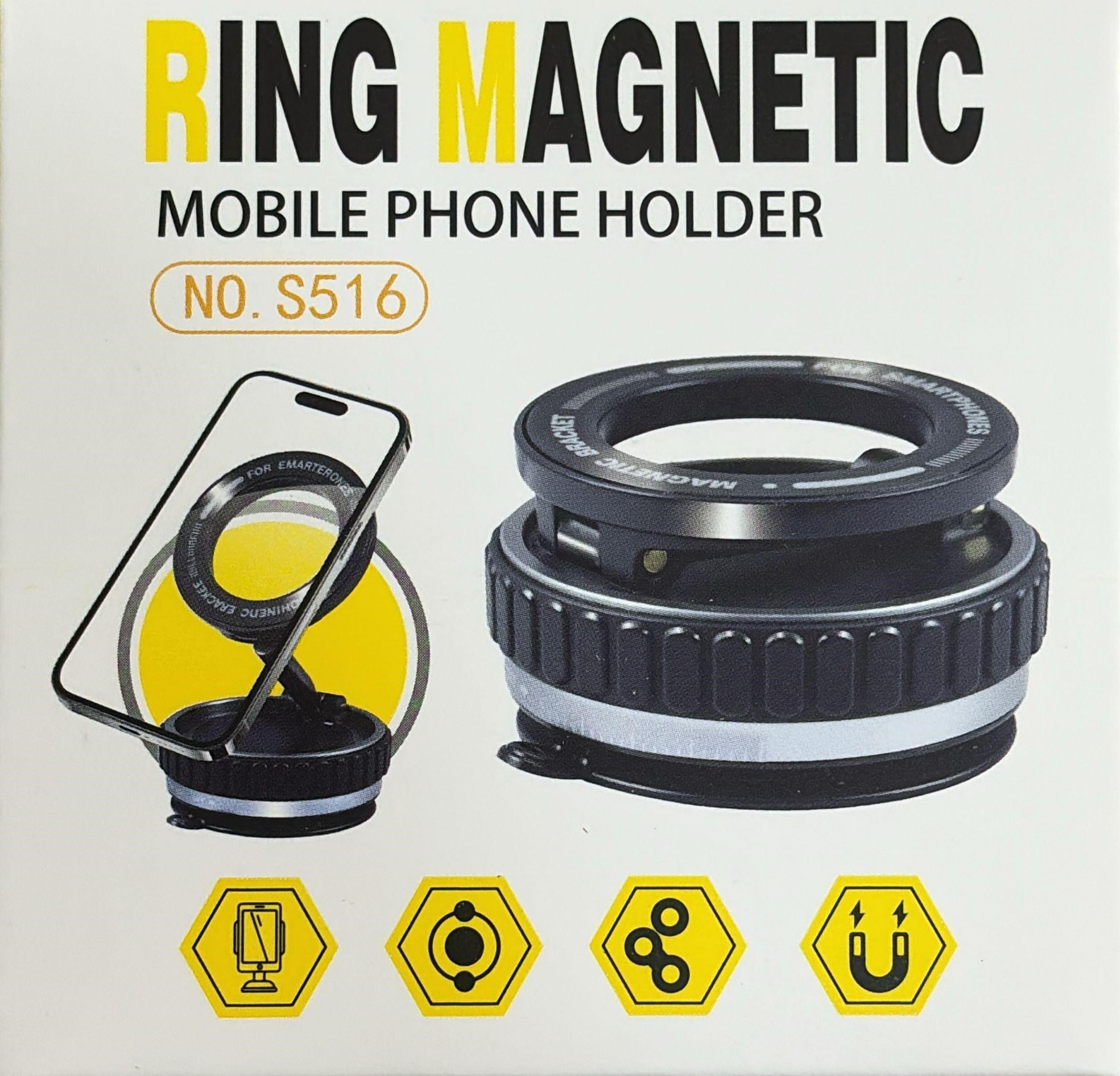 K11 MagSafe Vakumlu Telefon Tutucu - 360° Döner Başlıklı Mıknatıslı Araç İçi Stand AT24