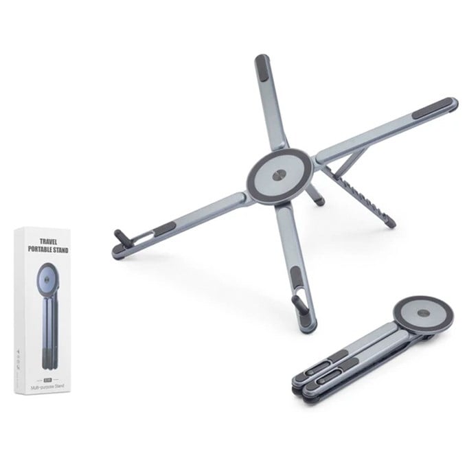 Katlanabilir Manyetik 360° Döner Masaüstü Tablet ve Laptop Standı Metal MCTT28