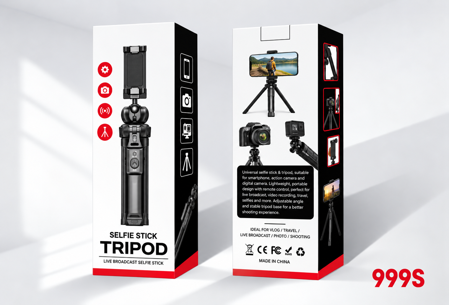 Neepho NP-999S Bluetooth Tripod ve Selfie Çubuğu T19