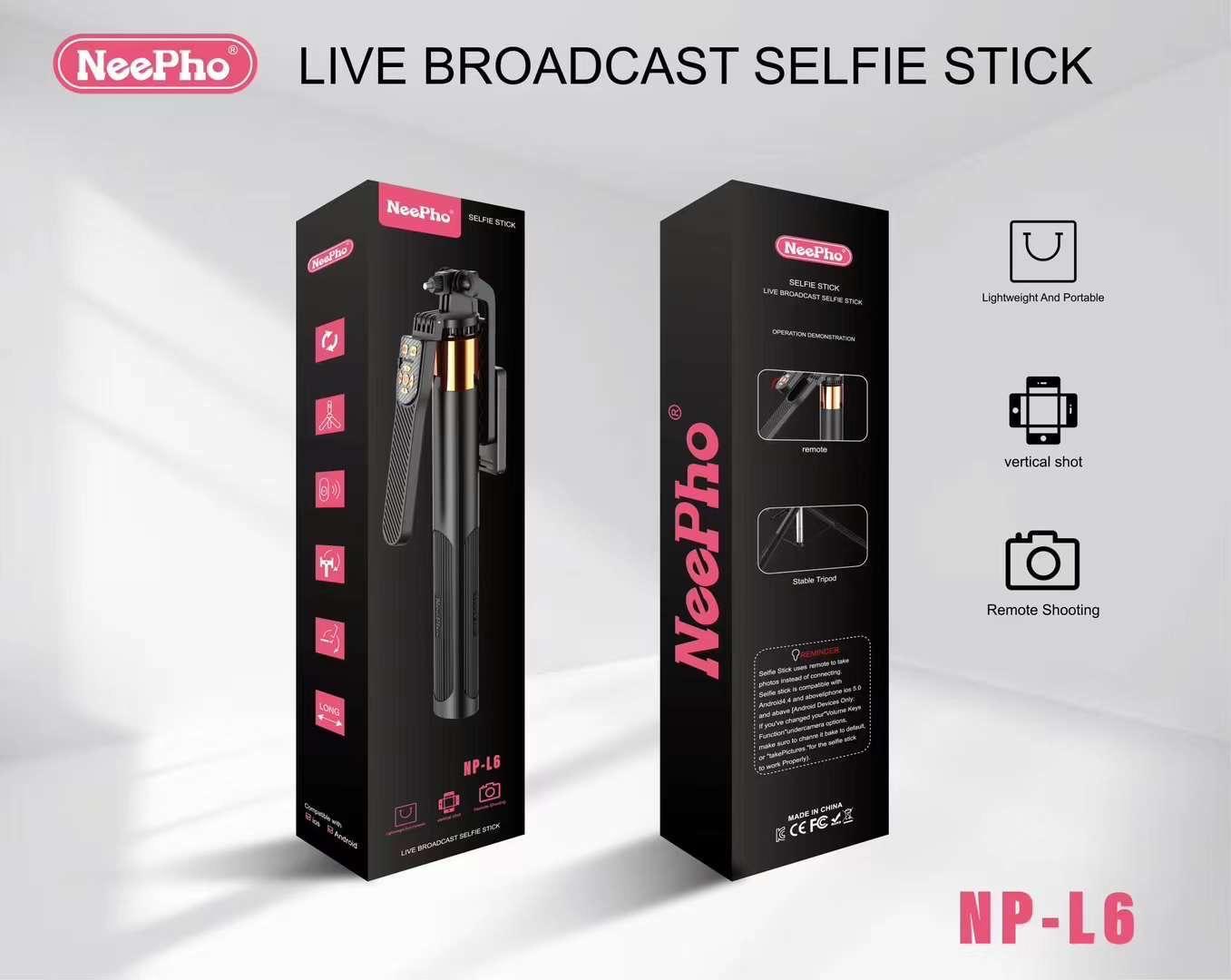 NEEPHO NP-L6 BLUETOOTH TRİPOD