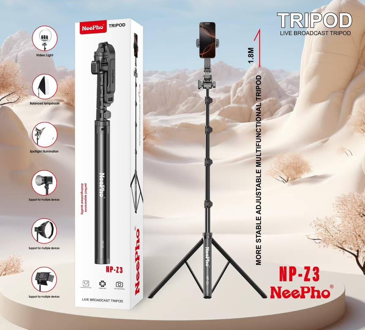 Neepho NP-Z3 Profesyonel Tripod