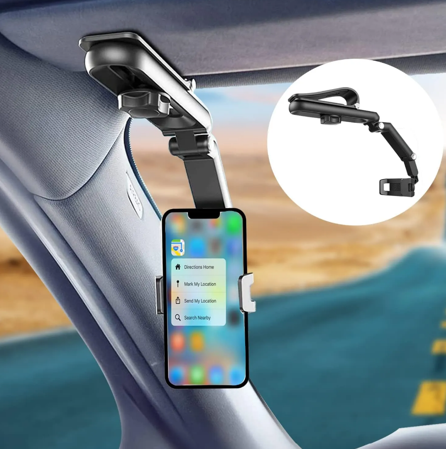 Sun Visor Evrensel Çok Fonksiyonlu Araç İçi Telefon Tutucu