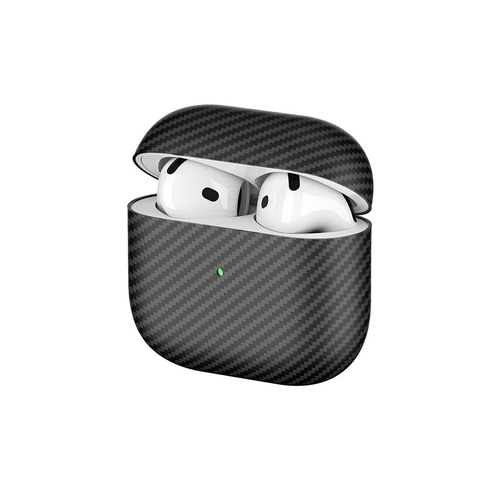 Apple Airpods 4 Zore Airbag 43 600D Karbon Fiber Kulaklık Uyumlu Kılıfı