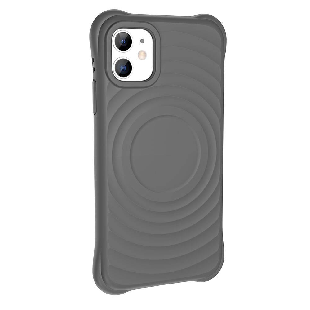 Apple iPhone 11 M-safe Şarj Özellikli Airbagli Mat Görünümlü Zore Hepi Kapak