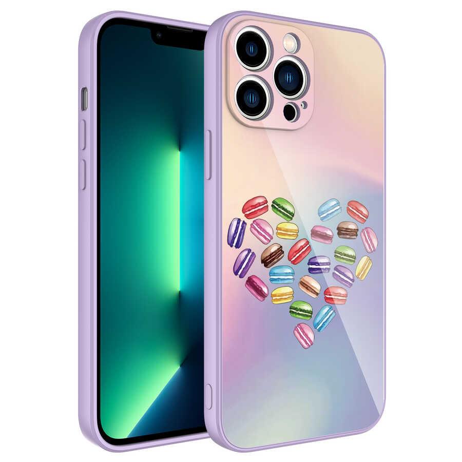 Apple iPhone 11 Pro Max Uyumlu Kılıf Kamera Korumalı Desenli Sert Silikon Zore Epoksi Kapak