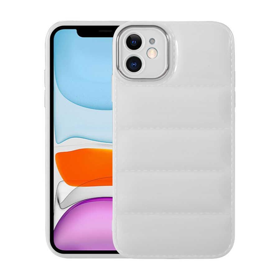 Apple iPhone 11 Uyumlu Kılıf Kamera Korumalı Parlak Airbagli Zore Galya Kapak