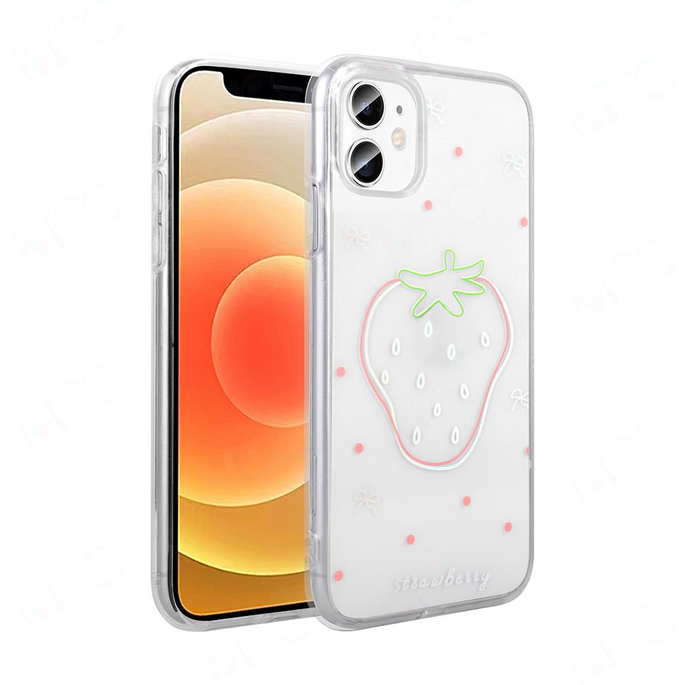 Apple iPhone 11 Uyumlu Kılıf Şeffaf Figürlü Zore Folk Sert Kapak