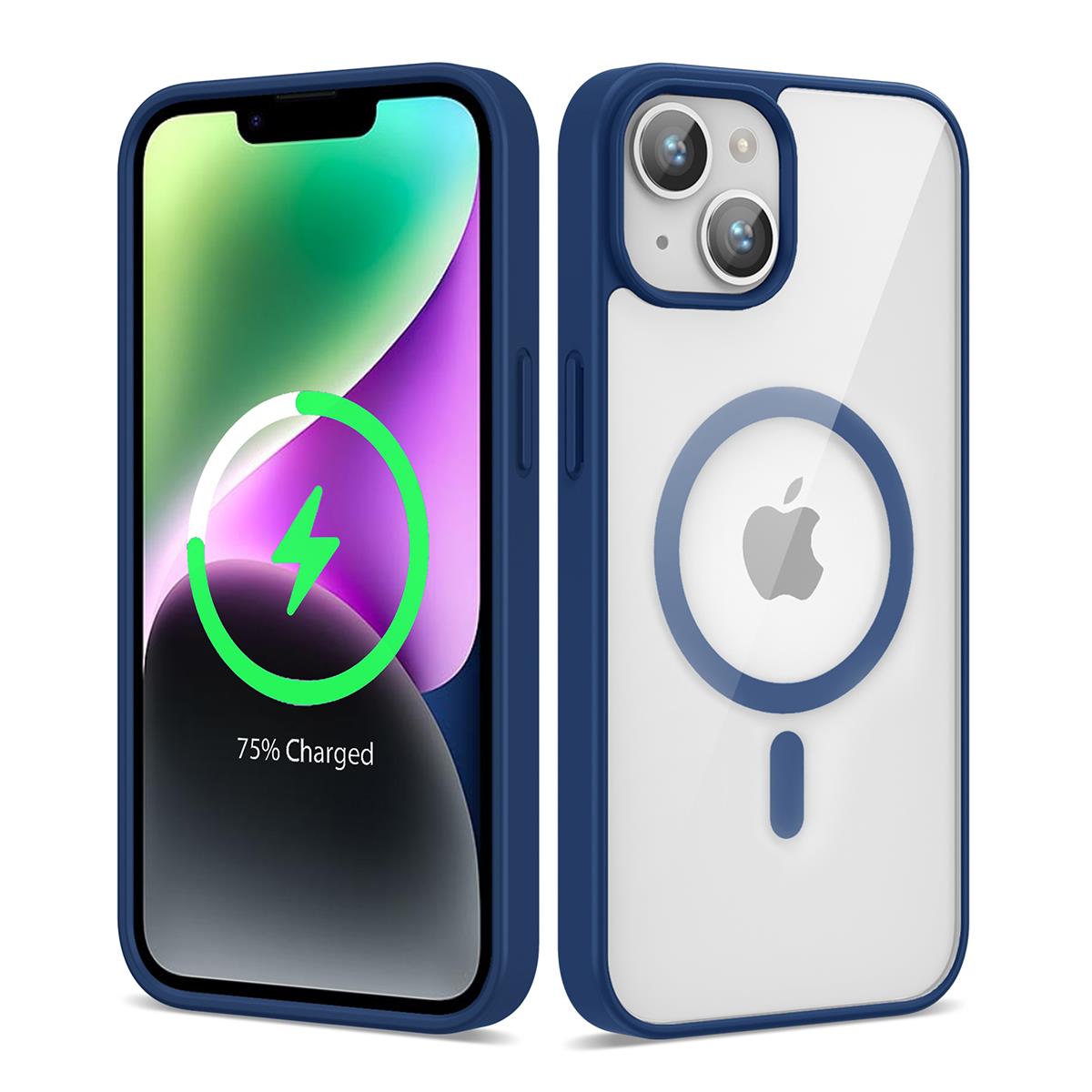 Apple iPhone 13 Uyumlu Kılıf M-safe Wireless Şarj Özellikli Silikon Zore Ege Kapak