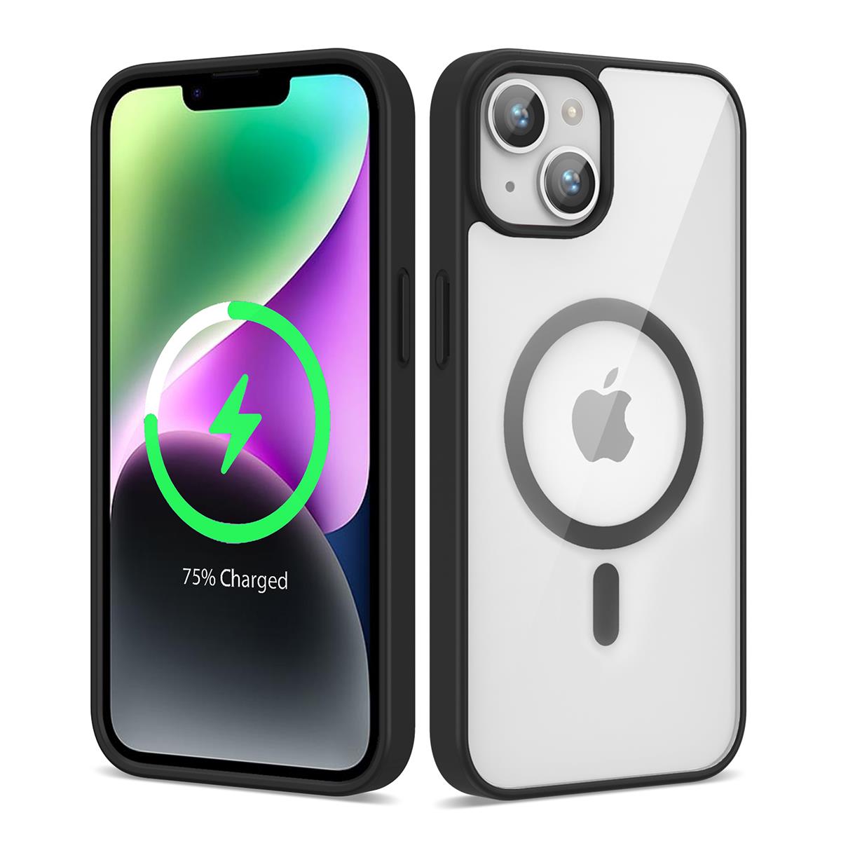 Apple iPhone 13 Uyumlu Kılıf M-safe Wireless Şarj Özellikli Silikon Zore Ege Kapak