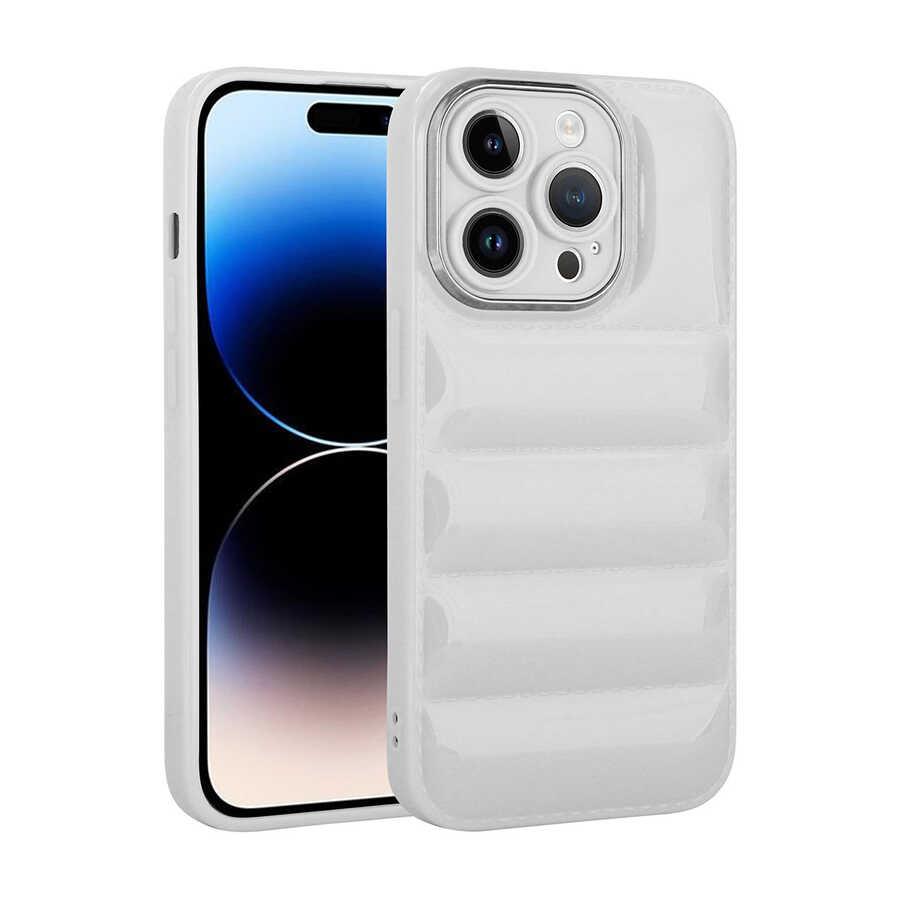 Apple iPhone 14 Pro Uyumlu Kılıf Kamera Korumalı Parlak Airbagli Zore Galya Kapak
