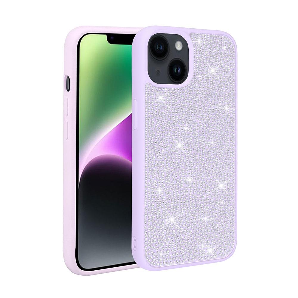 Apple iPhone 14 Uyumlu Kılıf Parlak Taşlı Tasarım Zore Ston Kapak