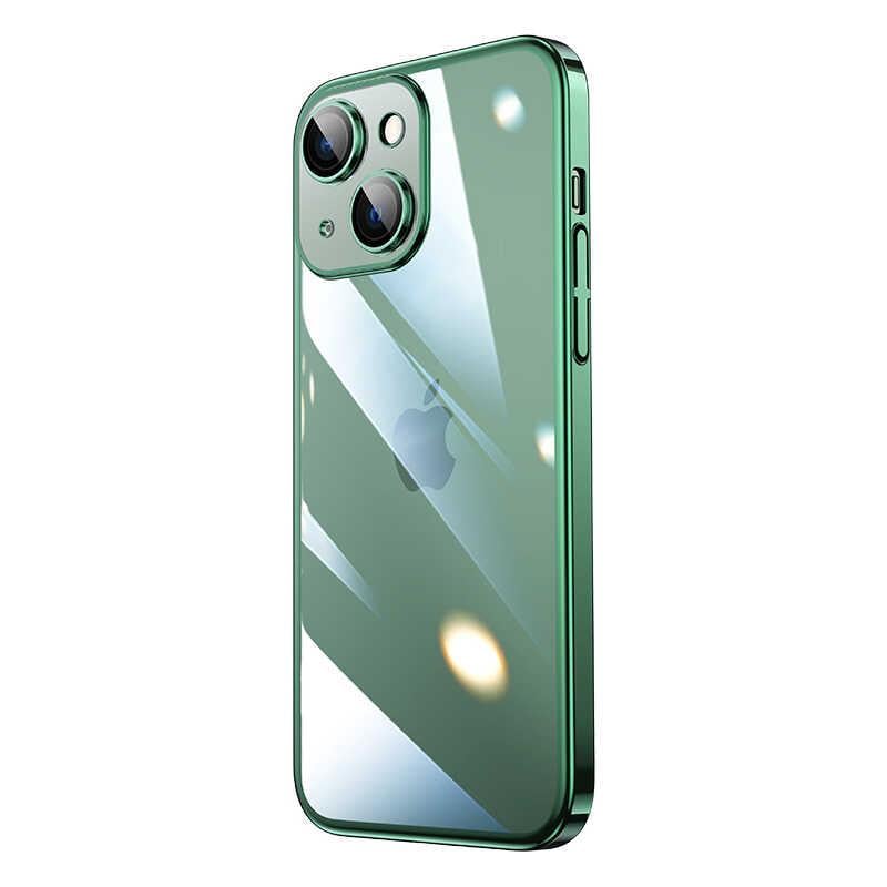 Apple iPhone 14 Uyumlu Kılıf Sert PC Renkli Çerçeveli Zore Riksos Kapak