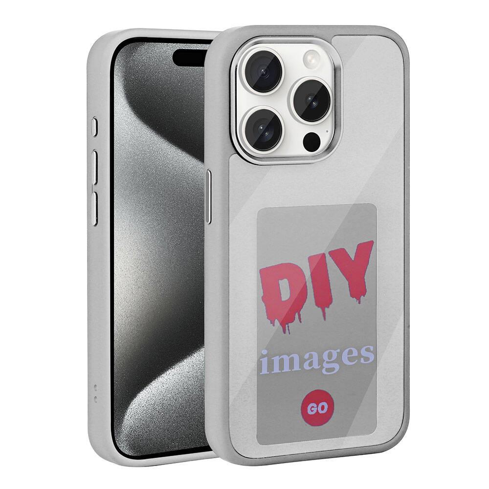 Apple iPhone 15 Pro Max Uyumlu Kılıf Ekranı Yansıtan Zore Akıllı NFC Kapak