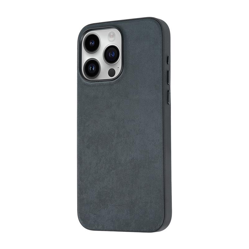 Apple iPhone 15 Pro Uyumlu Kılıf Zore Mikro Fiber Mimoza Kapak