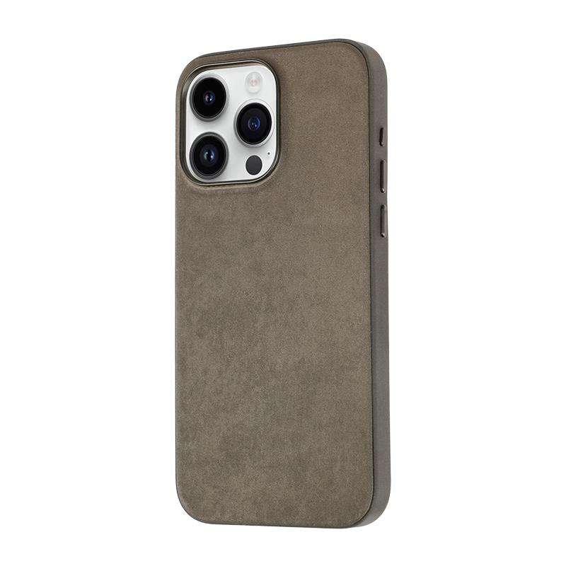 Apple iPhone 15 Pro Uyumlu Kılıf Zore Mikro Fiber Mimoza Kapak