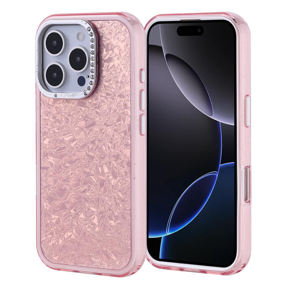 Apple iPhone 16 Pro Uyumlu Kılıf Taşlı Tasarım Zore Kapi Kapak